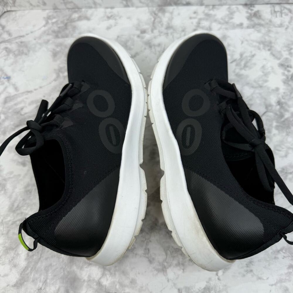 OOFOS OOmg Women’s  Sz 10 Sport Low Shoe White/Black Comfortable Lightweight - Picture 6 of 13